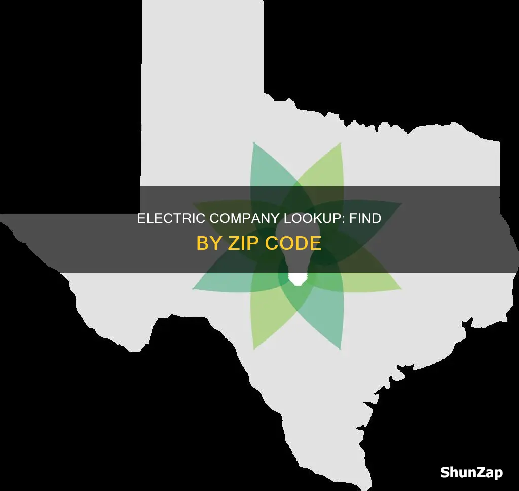 what electric company do i have by zip code