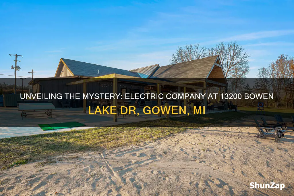 what electric company is 13200 bowen lake dr gowen mi