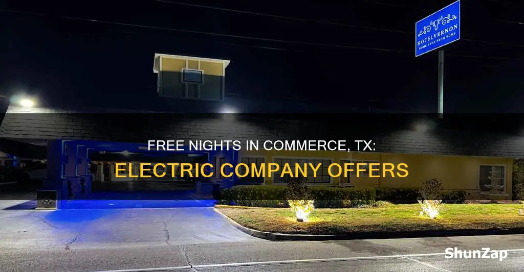 what electric company offers free nights in commerce tx