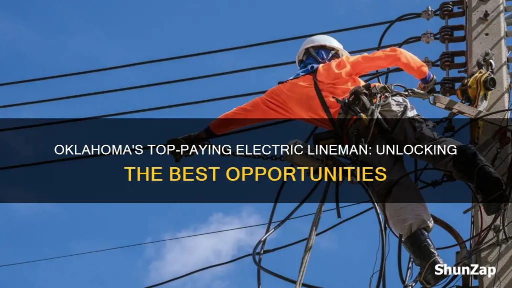 what electric company pays lineman the most in oklahoma