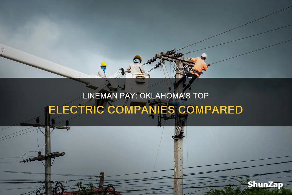 what electric company pays lineman the most in oklahoma