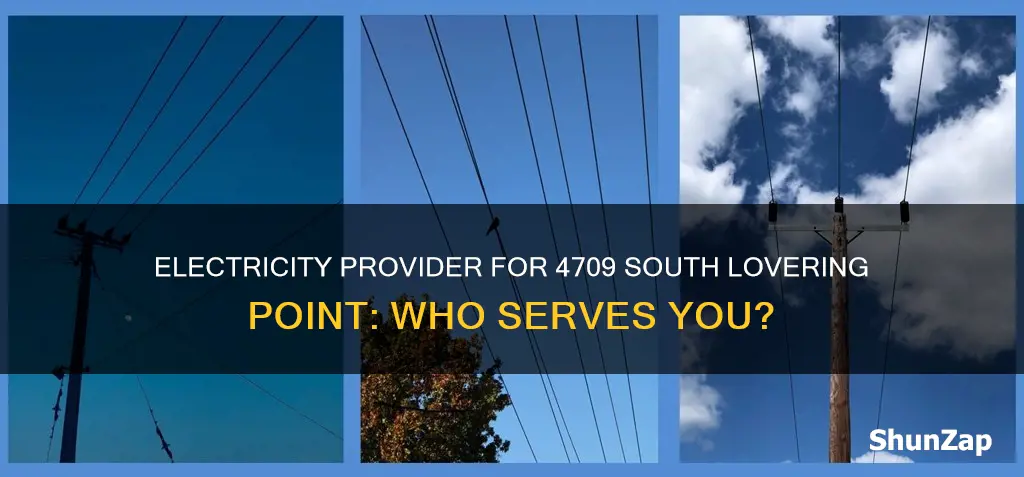 what electric company provides service at 4709 south lovering point