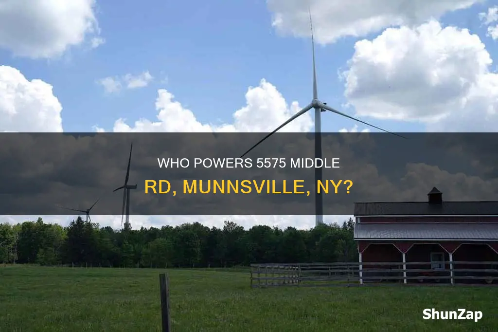 what electric company serivices 5575 middle rd in munnsville ny