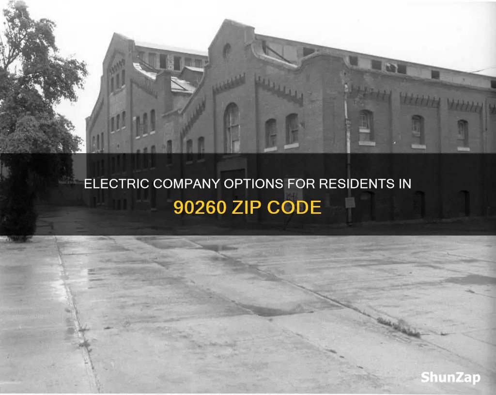 what electric company serves 90260