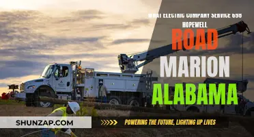 Who Powers 698 Hopewell Road, Marion, Alabama?