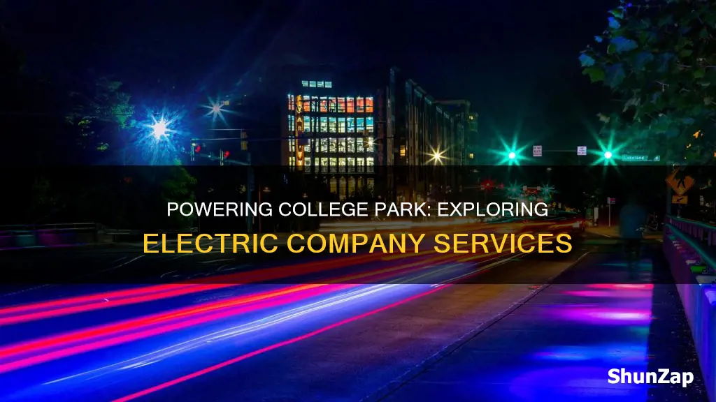 what electric company service college park