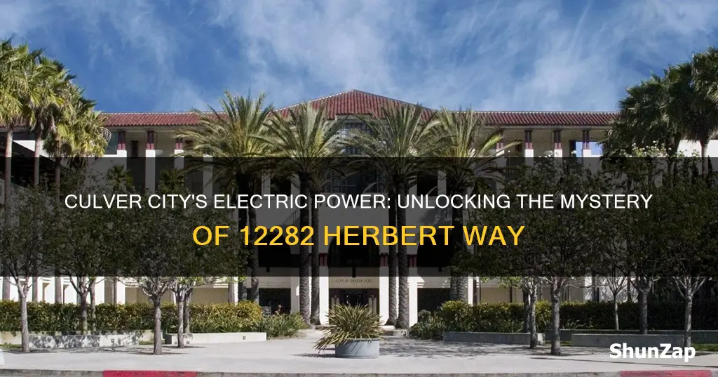 what electric company services 12282 herbert way culver city ca