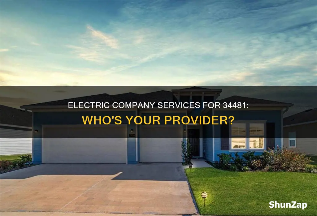 what electric company services 34481