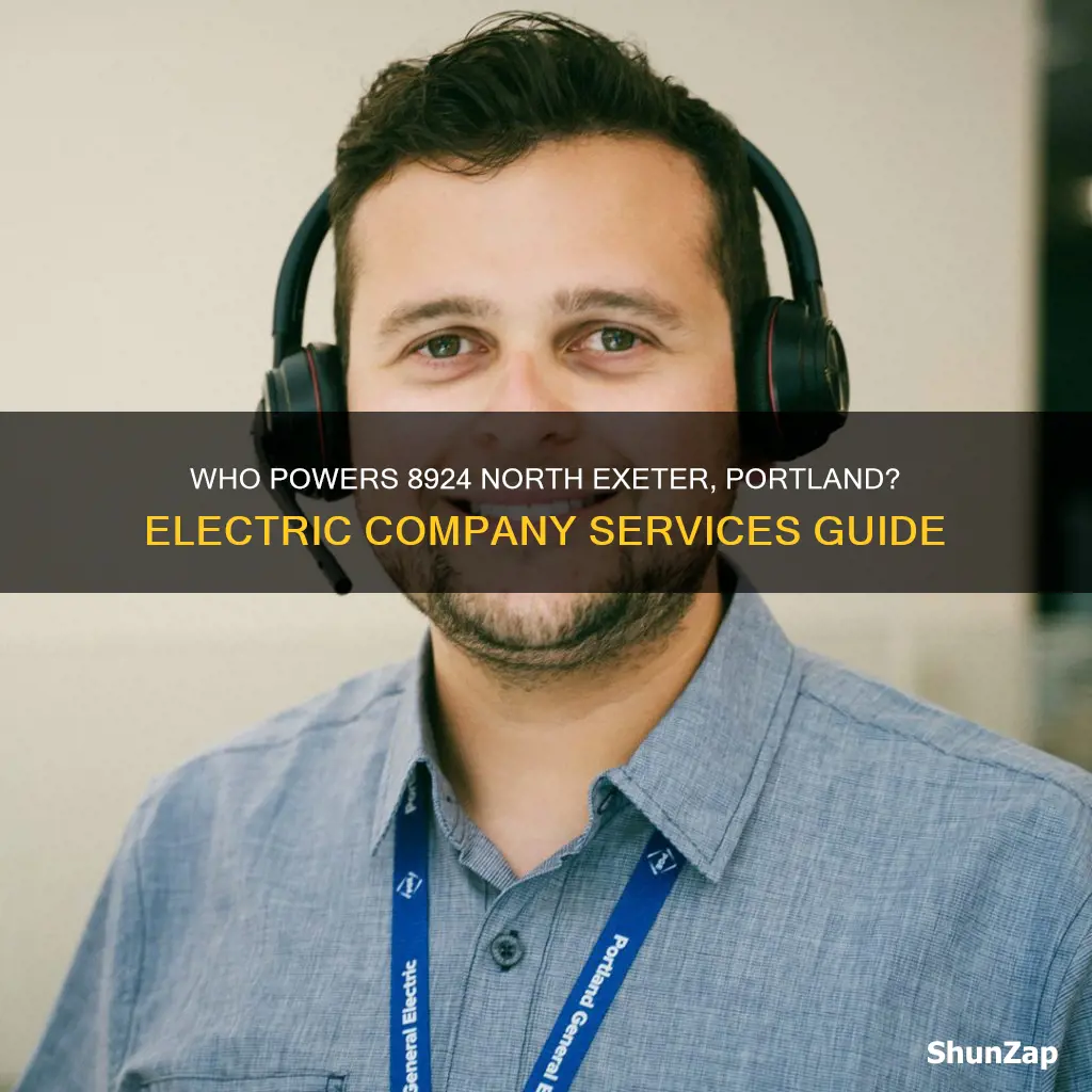 what electric company services 8924 north exeter in portland oregon
