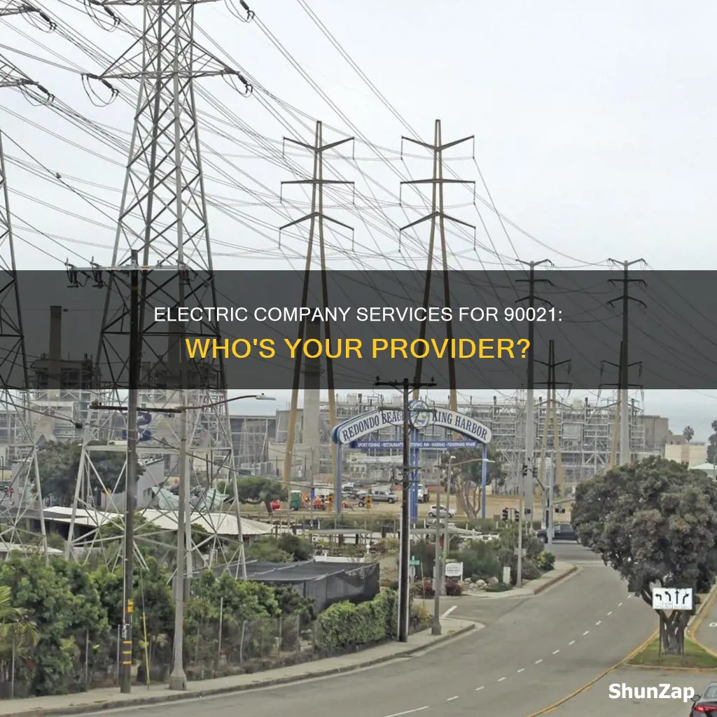 what electric company services 90021