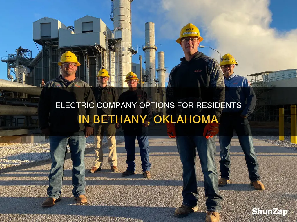 what electric company services bethany oklahoma