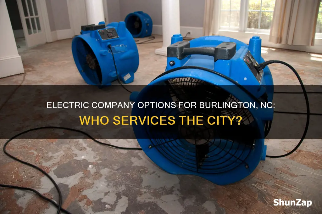 what electric company services burlington nc