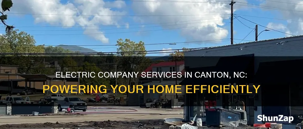 what electric company services canton nc