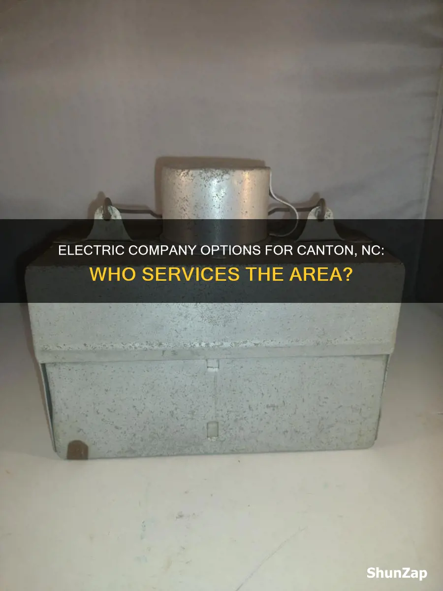 what electric company services canton nc