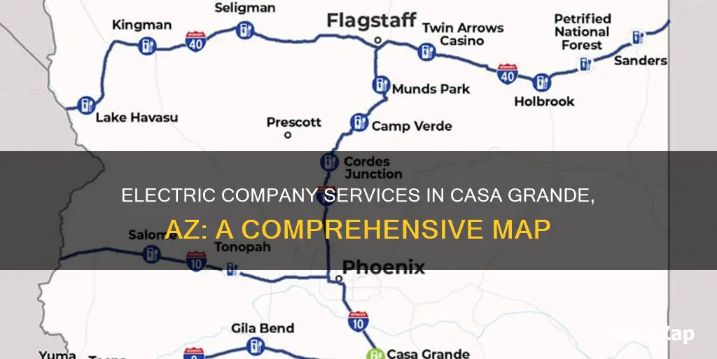 what electric company services casa grande az map