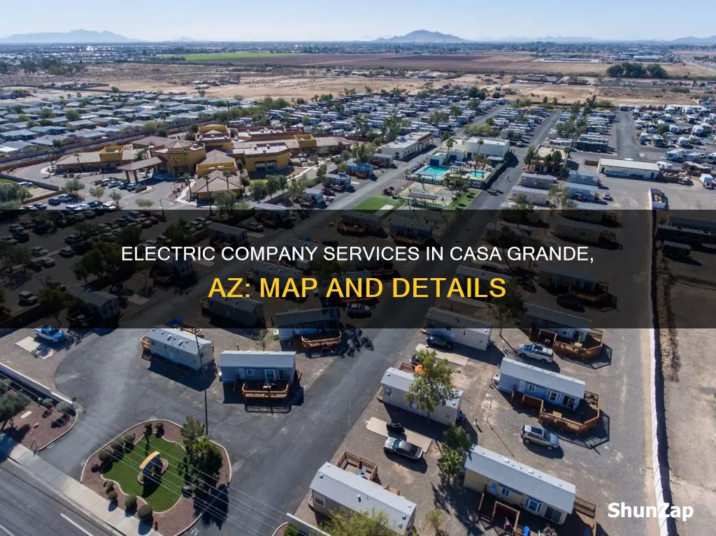 what electric company services casa grande az map