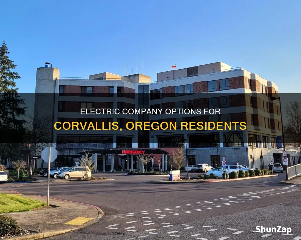 what electric company services corvallis oregon