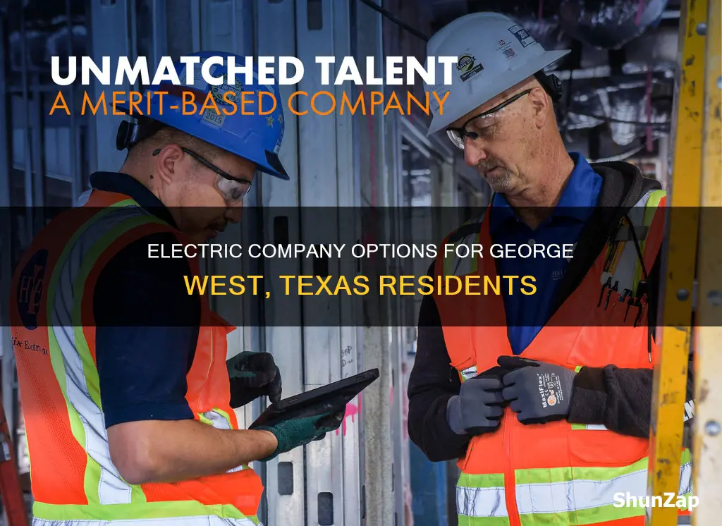what electric company services george west texas