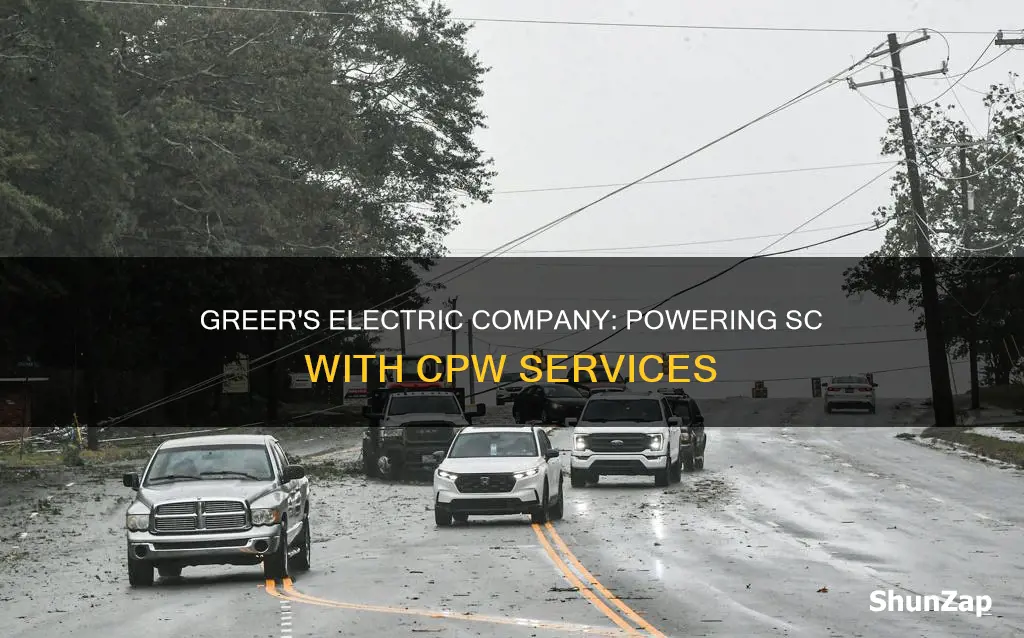 what electric company services greer sc cpw