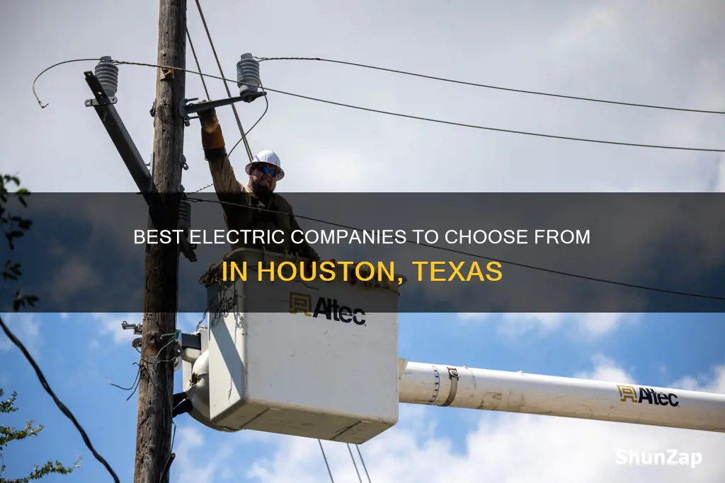 what electric company services houston tx