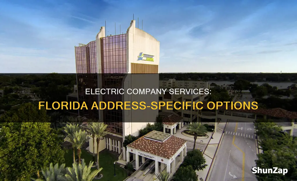 what electric company services my address florida