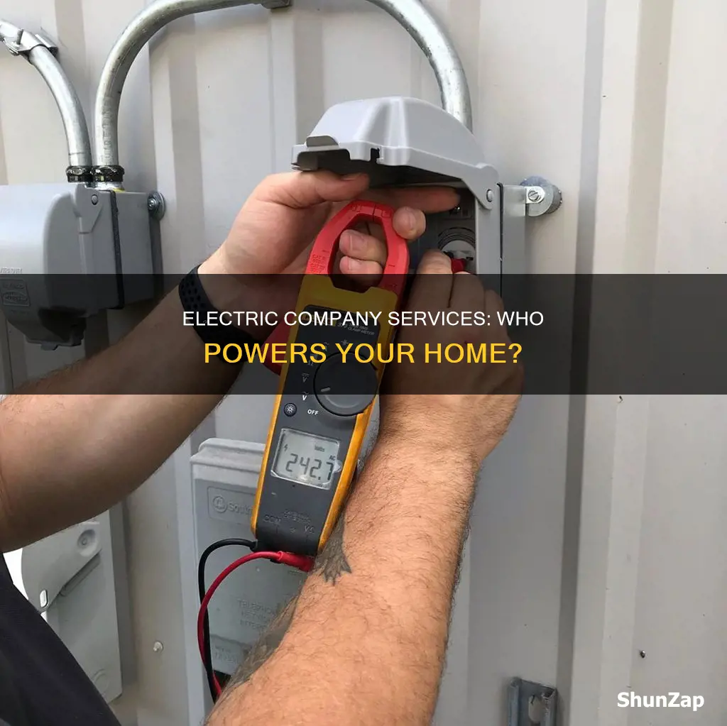 what electric company services my home