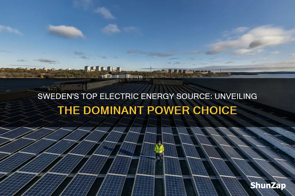 what electric energy does sweden use the most