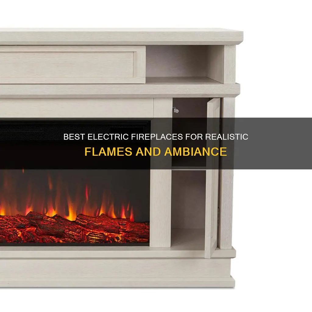 what electric fireplace looks the most real
