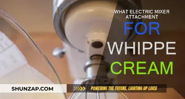 Best Electric Mixer Attachment for Whipping Cream