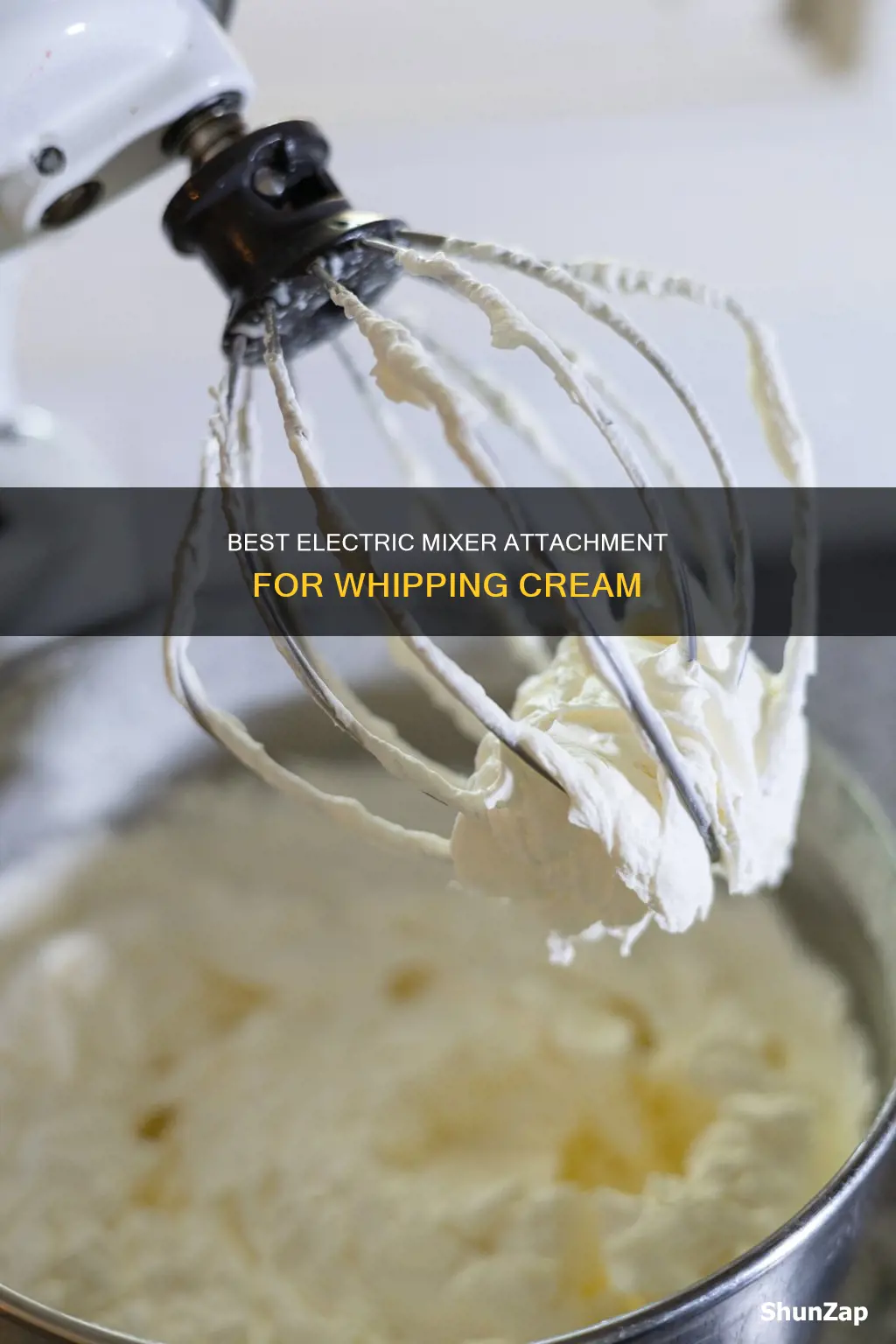 what electric mixer attachment for whipped cream