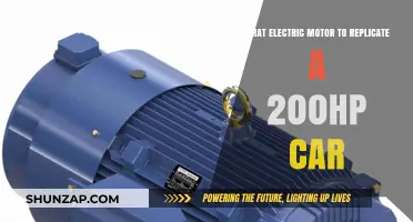 Choosing the Right Electric Motor to Match 200HP Car Performance