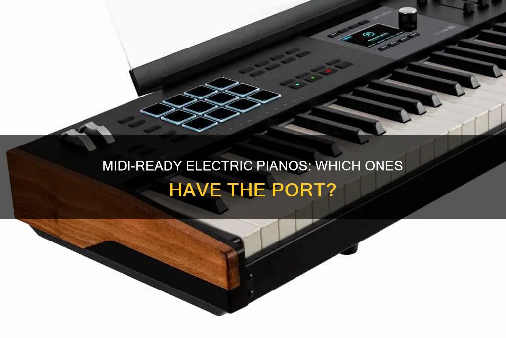 what electric pianos have a midi port