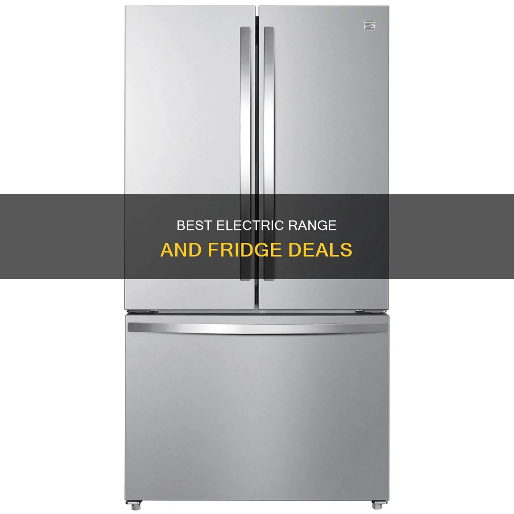 what electric range an refg on sale