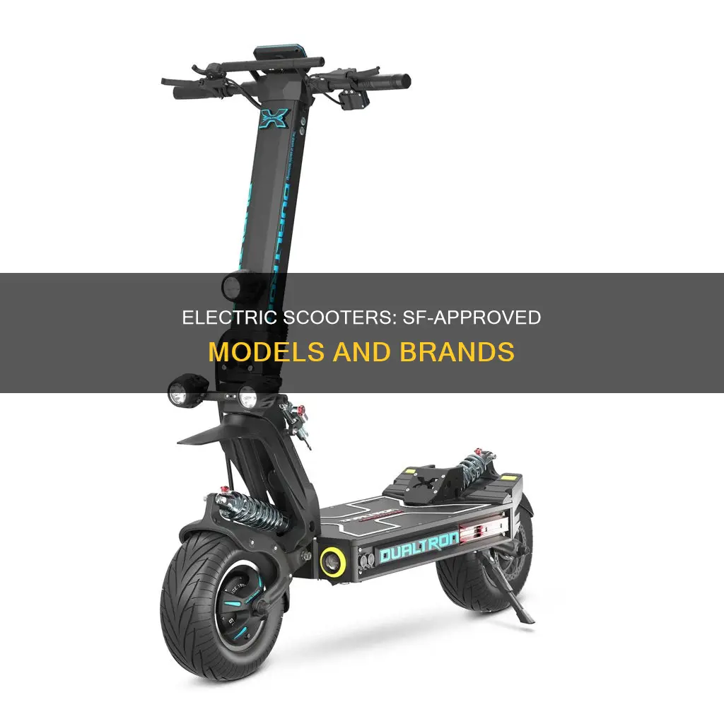 what electric scooters are allowed in sf