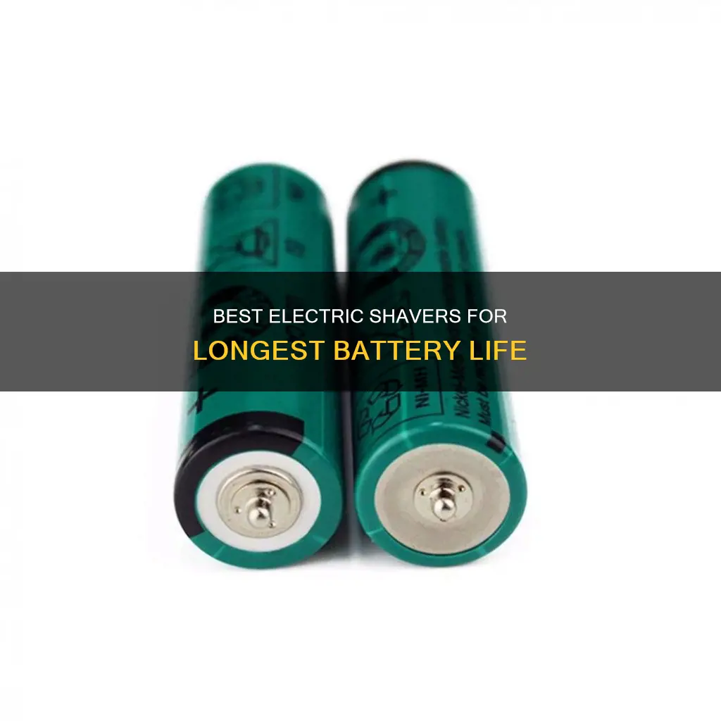 what electric shaver has longest battery hold