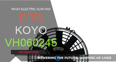 Slim Electric Fan Options for Koyo VH060245 Radiators