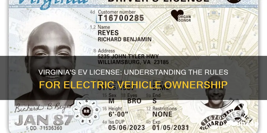 what electric vehicles require a license in virginia