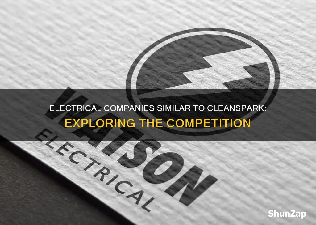 what electrical companies compare to cleanspark