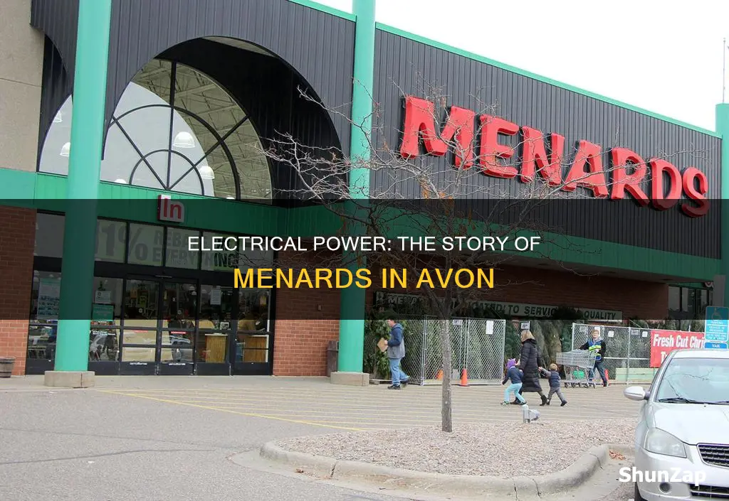 what electrical company built menards in avon