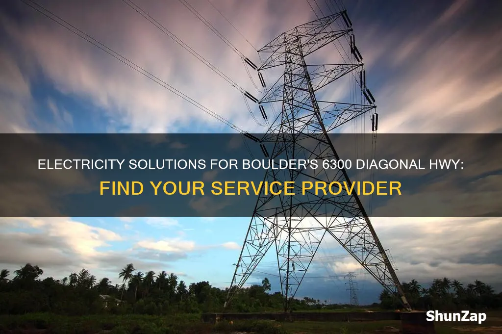 what electrical company serves 6300 diagonal hwy boulder co 80301