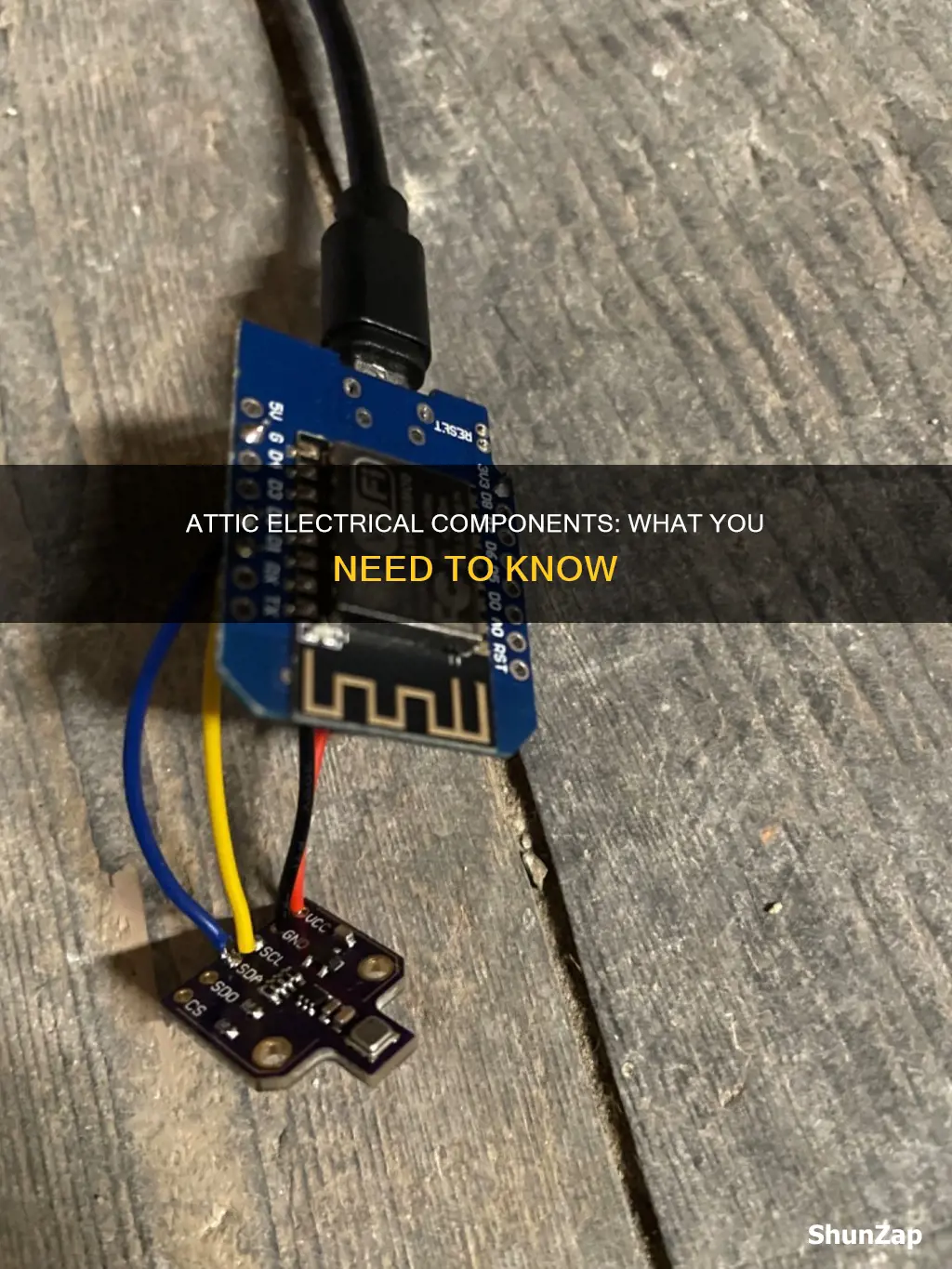 what electrical components are found in attic