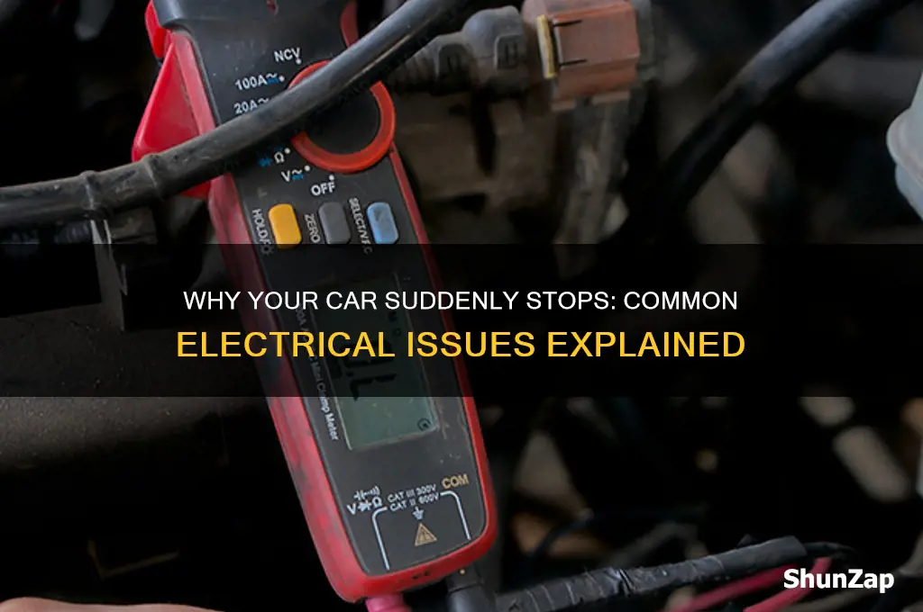 what electrical problem would cause a car to stop running