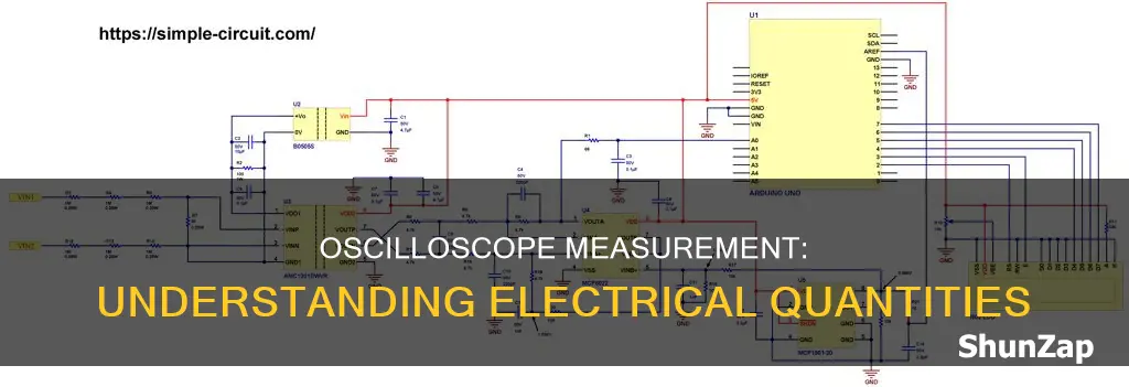 what electrical quantity does the oscilloscope measure