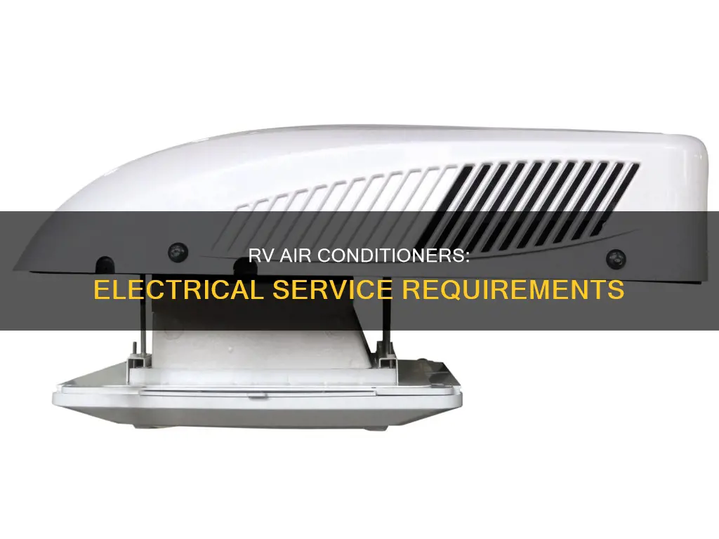 what electrical service do rv air conditioners