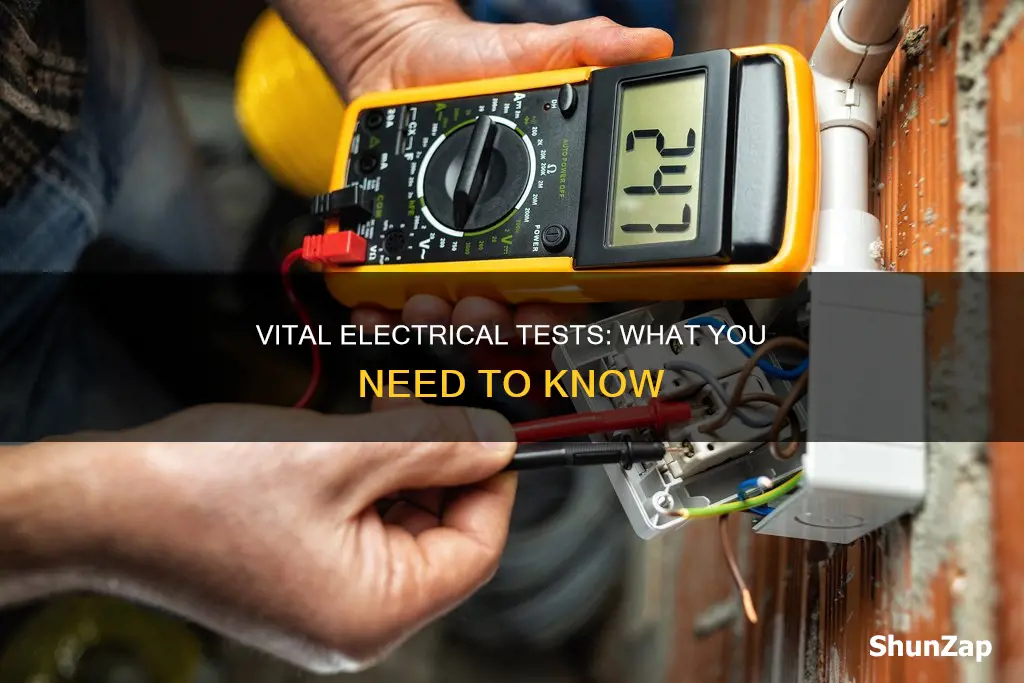 what electrical tests must be carried out