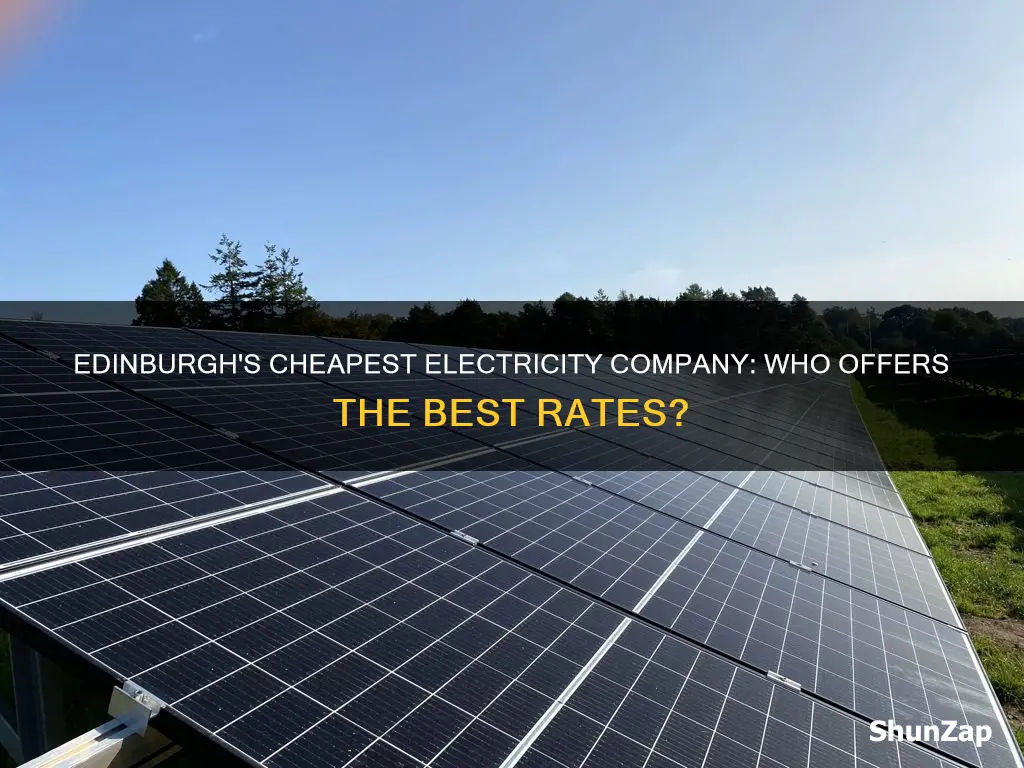 what electricity company is the cheapest in edinburgh