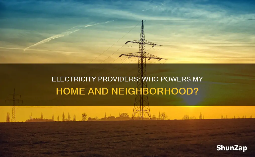 what electricity providers are in my area