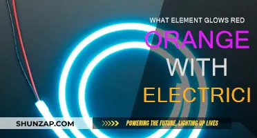 Electricity's Red-Orange Glow: Unveiling the Element's Identity