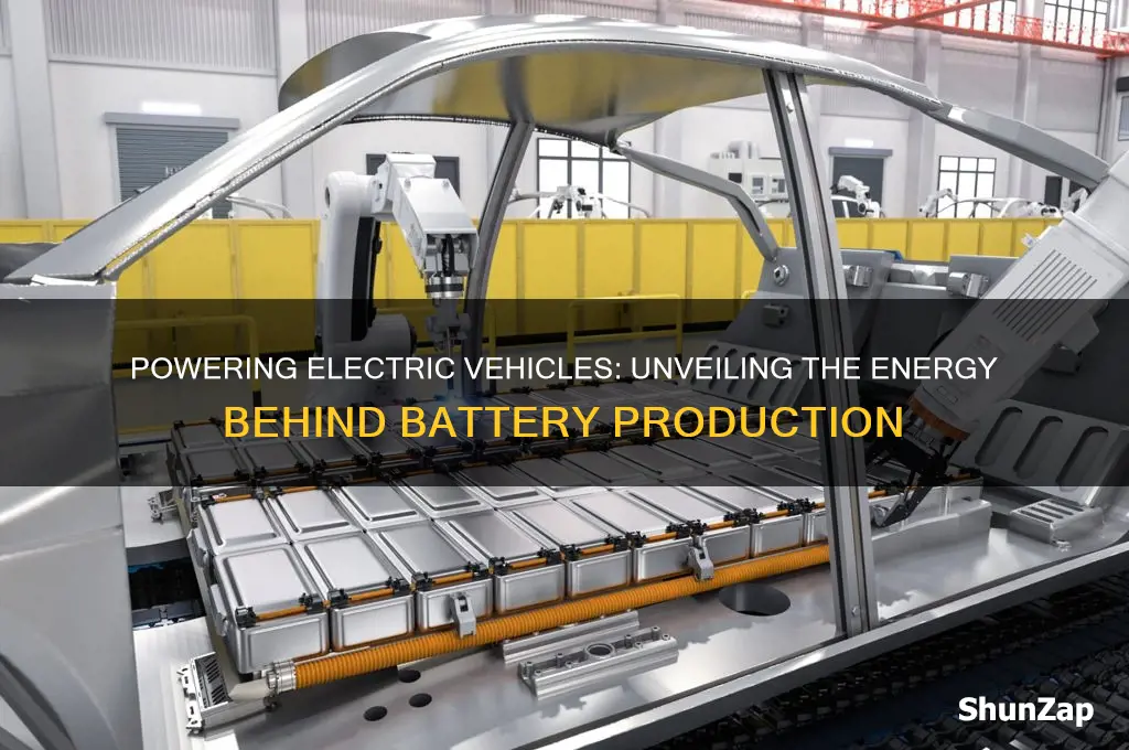 what energy is used to nake electric car batteries