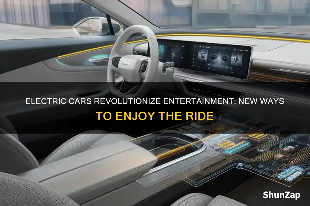 what entertainment do we see with electric cars